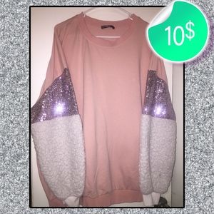 SHEIN SPARKLEY SWEAT SHIRT